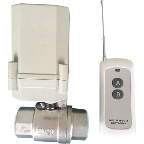 R20 wireless control motorized ball valve for remote control