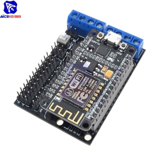 Diymore NodeMCU V2 Development Kit L293N Motor Driver Shield ESP12E CP2102 ESP8266 for DIY RC Toy Remote Control IoT Smart Car