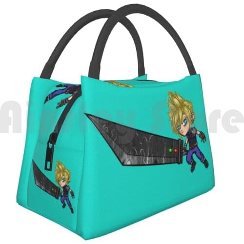 Portable Insulation Bag Cloud Strife Final Fantasy 7 Final Fantasy Final Fantasy Vii Cloud Strife
