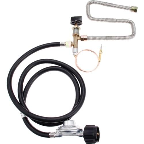 Propane Fire Pit Gas Control Valve System Regulator Valve with Hose