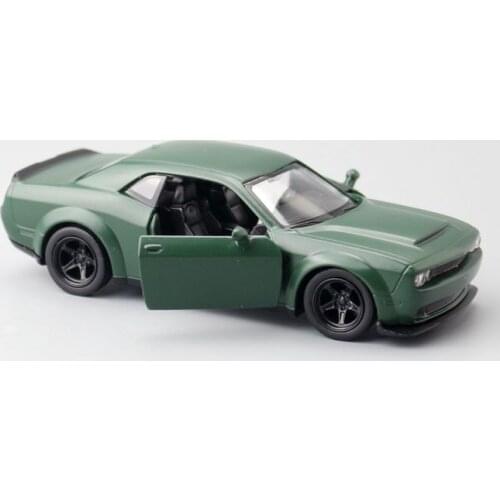 RMZ City/1:36 Scale/Diecast Toy Car Model/Dodge Challenger SRT Demon/Diecast Metal Pull Back Model/Collection/Gift For Kid