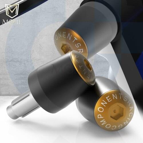 Motorcycle Handlebar Grips End Cap Slider Falling Protector For Yamaha FZ Xmax XJ Aerox Tracer YBR YZF TDM Aprilia RSV RSV4