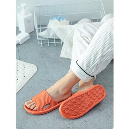 Summer 2021 home slippers bathroom non-slip couple bathing water leaking sandals and slippers