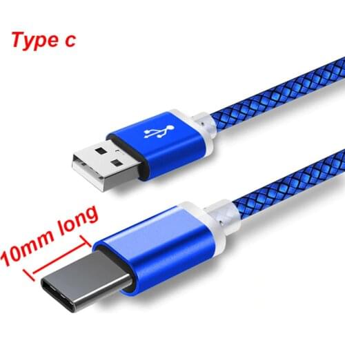 10mm Long USB Type C Extended Connector Charging Cable For Blackview BV9800/BV9600/Pro Oukitel K10000 Max USB-C Charger Cabel