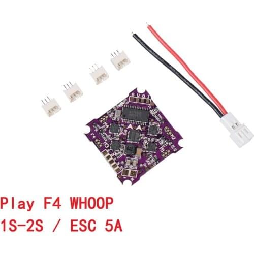 In stock Play F4 whoop Flight Control OSD 1-2S 5A 4 in 1 Brushless ESC support DSHOT Oneshot125 Multishot PWM for FPV Drone
