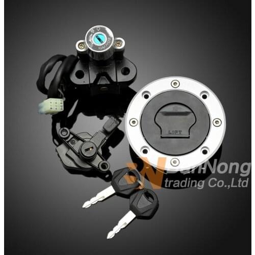 For Suzuki GSF600 GSF1200 Bandit 1995-2005 Motorcycle Lockset Ignition Key Switch Fuel Gas Cap Seat Lock Keys