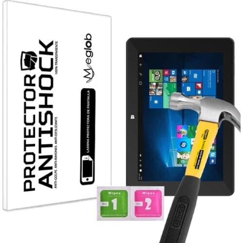 Screen protector Anti-Shock Anti-scratch Anti-Shatter compatible with Tablet Trekstor SurfTab Duo W1