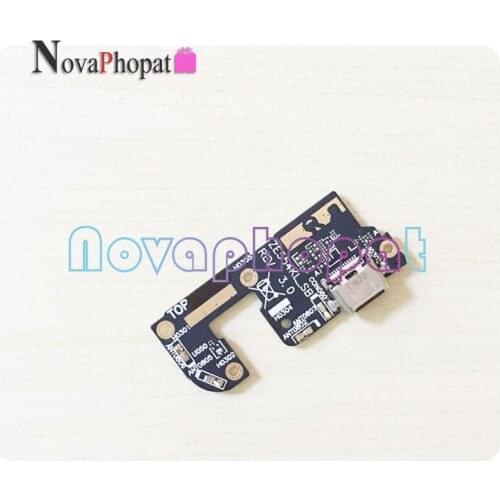 Novaphopat For ASUS Zenfone 4 ZE554KL USB Dock Charging Port Charger Connect Connector Flex Cable Board 10pcs/lot
