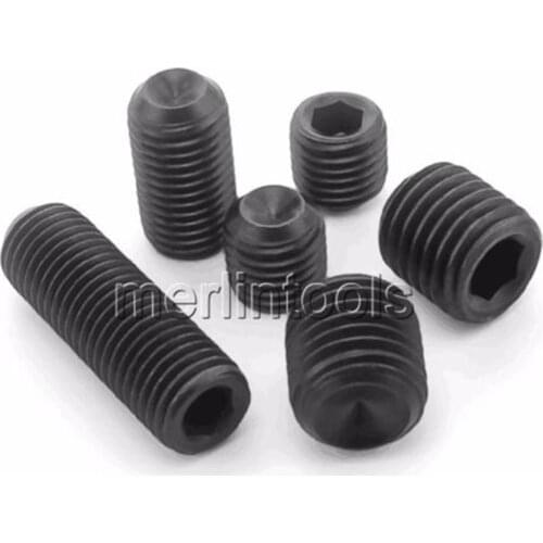 100Pcs 1/4"-20 5/16"-18 3/8"-16 Set Allen Head Hex Socket Screws Bolts Kit