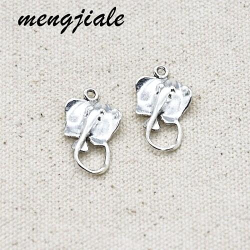 16pcs Classic Antique Silver Sea Fish Stingrays Charms Fishs Pendants fit DIY Jewelry bracelet necklace accessories 23x14mm