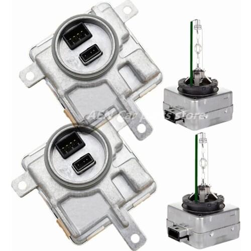 2x New OEM for Audi V W Xenon Ballasts with HID D3S Bulbs N10721805 Kit Control Unit 8K0.941.597 E
