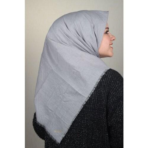 BONJELA SOLID COLOR COTTON SCARF-RENK-07