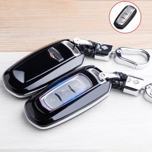 Carbon Fiber Pattern Car Remote Key Case Cover For Geely Atlas Boyue NL3 EX7 Emgtand X7 EmgrarandX7 SUV GT GC9 Borui Accessories