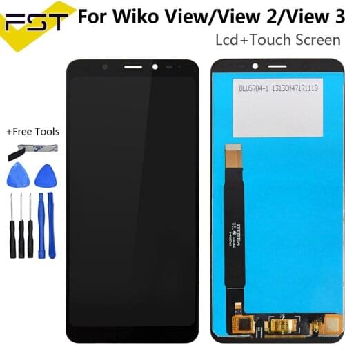 For wiko view / View 2 / View 3 / View 4 LCD Display+Touch Screen Digitizer Assembly Mobile Phone Accessories With Tools