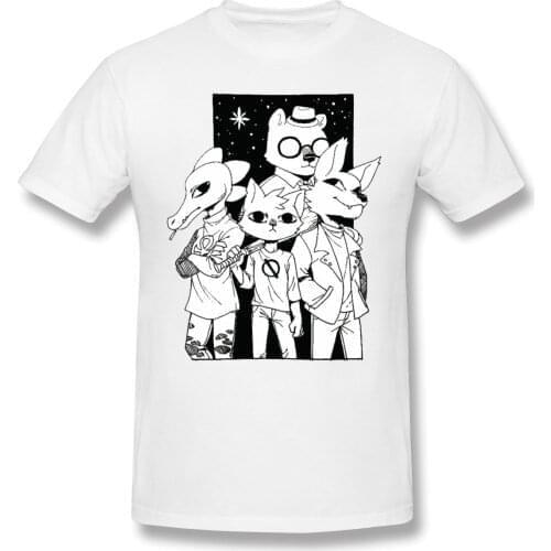 Night In The Woods Possum Springs Game TShirts for Men Cool Funny Crewneck Cotton T Shirt 2020