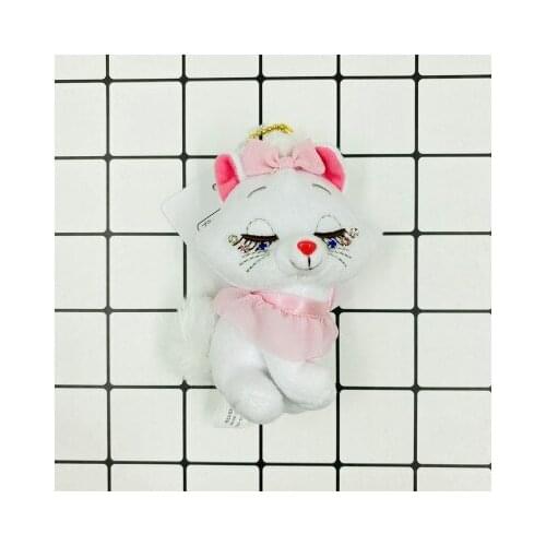 IVYYE Marie Cat Anime Stuffed Plush Dolls chain Pendant Fluffy Ornament Dolls Keychain Cartoon Soft Toys Cute Gifts New