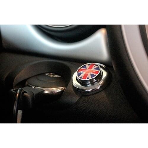 Metal Car Engine Start Stop Button Cover Keyless Go Ignition Stickers for MINI Cooper S Countryman R60 R56 R61 R55 R57 R58 R59