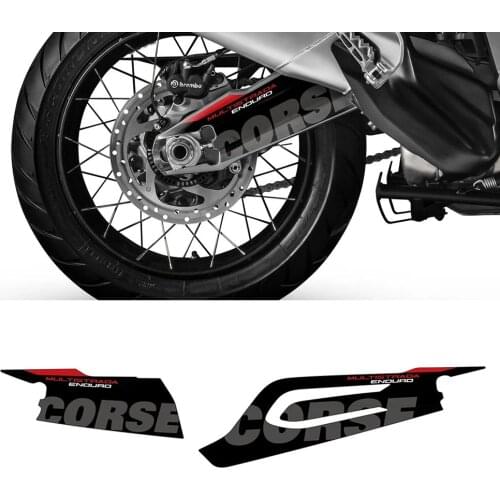 Motorcycle Decals Case for Ducati Multistrada 1200 1260 Enduro 2014-2019 Motorcycle rear flat fork decal