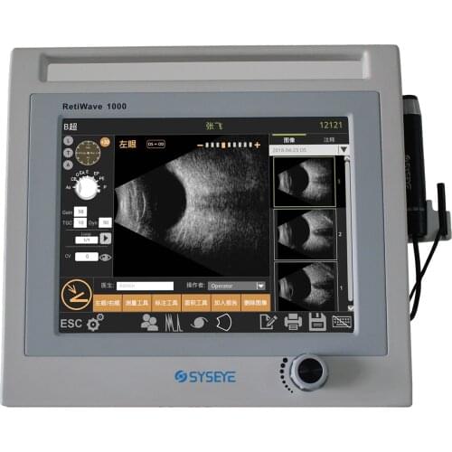 Ophthalmology instrument Eye analysis A B Scanner Ultrasound machine