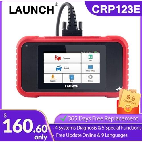 LAUNCH X431 CRP123E OBD2 Code Reader Scanner support ENG ABS Airbag SRS Transmission CRP 123E Car Diagnostic-Tool CRP123