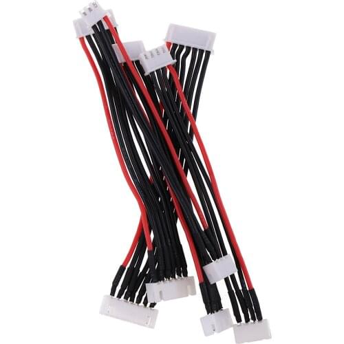 5pcs JST XH 2.54 Extension Cable Wire Male to Female for RC Lipo Charging Adapter Parts, 3-pin 4-pin 5-pin 6-pin 7-pin Plug Set