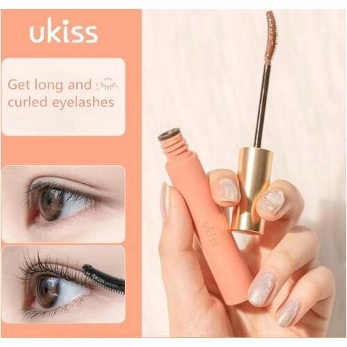 Ukiss Eyelash Primer Styling Liquid Waterproof Curling Setting Liquid Waterproof Lengthen Thick Fine Brush Head Mascara Nude