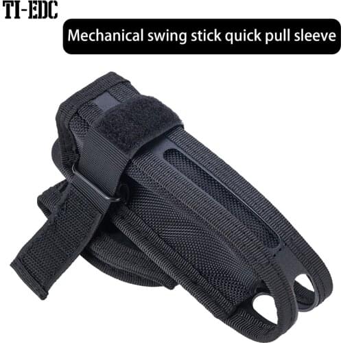 360 Degree Rotating Telescopic Baton Pouch, Expandable Baton and Flashlights Holsters,Tactical Molle Nylon Holster Duty Belt bag