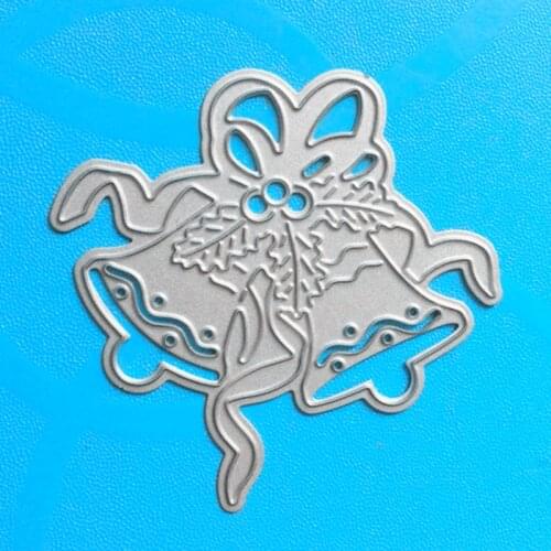 YLCD903 Christmas Bell Metal Cutting Dies For Scrapbooking Stencils DIY Album Cards Decoration Embossing Folder Die Cutter Tools