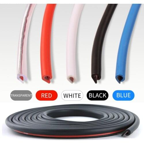 Open The Door protector Car Anti Collision Auto Door Collision Avoidance Stick Rubber Strip Decoration Stickers Car Accessories