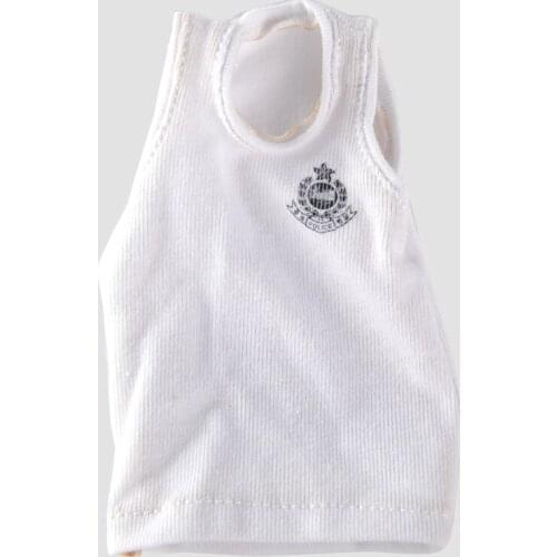 1/6 male figure white vest costume model for 12 inch action figure accessories