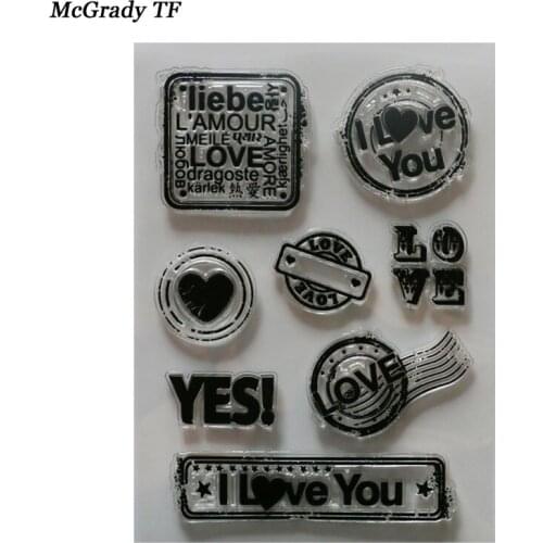 1PCS Pattern Wedding Clear Stamp DIY Silicone Scrapbooking Card Making/Photo Album Decoration Stamps for Card Making