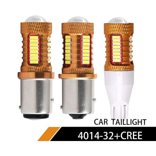 1156 1157 4014 32 SMD LED With Lens Car Reverse Light Auto Backup Lamp Tail Bulb DC12V Rear Light
