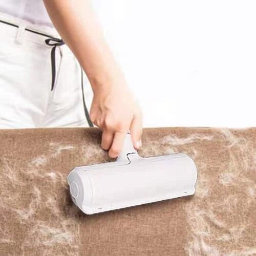 2-way Pet Hair Remover Roller Removing Dog Cat Hair From Furniture Self-cleaning Lint Pet Hair Remover One Hand Operate