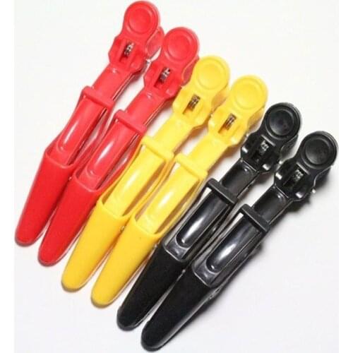 6Pcs Fashion Convenience Candy Colors Duck Mouth Clip Plastic Glossy Barrettes Headwear Tool Wholesale
