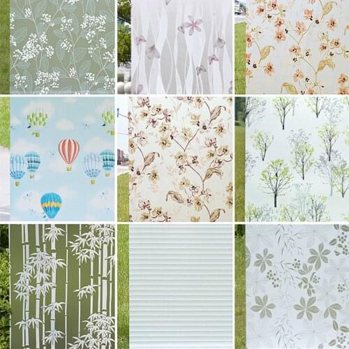 60x200cm Prevent bask in window to stick film toilet sitting room bedroom kitchen balcony door window glass film