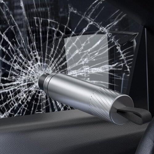Aluminium Alloy Car Safety Hammer Auto Emergency Glass Window Breaker Seat Belt Cutter Life-Saving Escape Rescue Mini Hand Tool