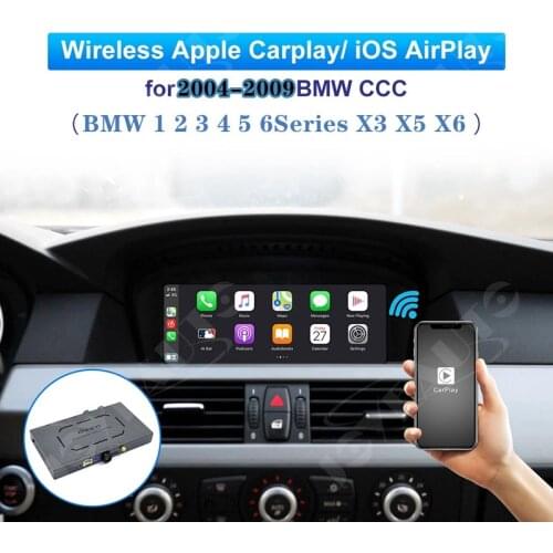 Wireless Apple Carplay For 2004-2009 BMW 1 2 3 4 5 6 Series X3 X5 X6 CCC Android Auto Car Play Module Original sound