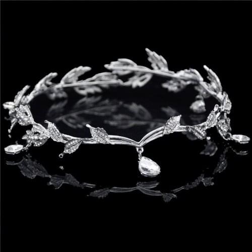 Head Chain Tiaras and Crowns Wedding Crown Bride Tiara Bridal Headdress Prom Wedding Hair Jewelry Accessories