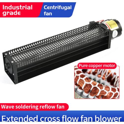 CYF6043 Long cross-flow cross-flow fan drum fan wave soldering reflow fan 220v/240V powerful