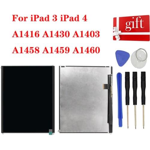 For iPad 3 LCD Screen A1416 A1430 A1403 A1458 A1459 A1460 for iPad 4 LCD Display Screen Panel Module Monitor