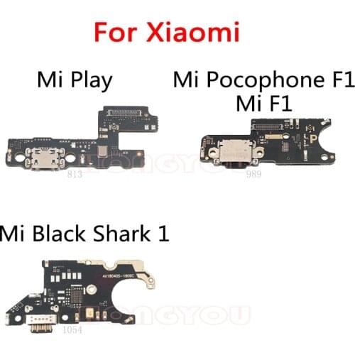 USB Charge Dock Board Charging Socket Jack Port Connector Flex Cable For Xiaomi Mi F1 Pocophone F1 / Mi Black Shark 1 / Mi Play