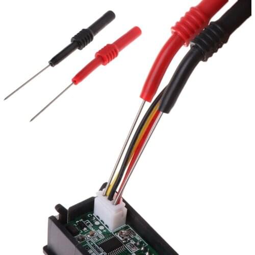 Test Leads Pin L95mm flexible Test Probe Tips 1mm Connector Multimeter Needle For lishao home improvement qiang