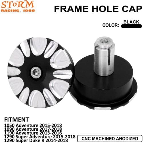 Motorcycle Frame Hole Cap Plug Frame Insert Cover For KTM 1050 1090 1190 ADV Adventure 1290 Super Adventure Super Duke R 13-2018
