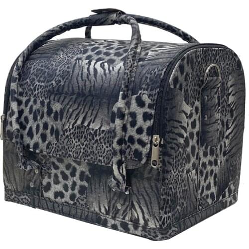 2021 New Large Capacity Professional Cosmetic Bag Portable Travel Storage Pu Leather Waterproof Woman Makeup Case