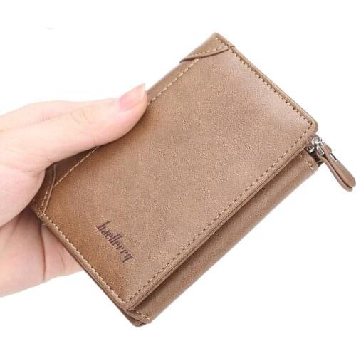 New mens short wallet vertical multi-card zero wallet
