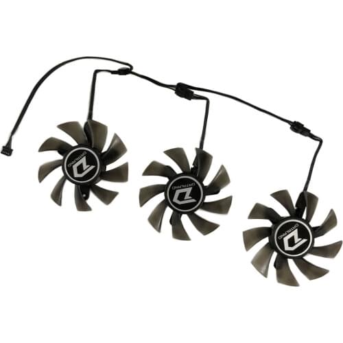 3pcs/lot PLA08015D12HH computer Video Card fan VGA Cooler Fans For Dataland R9 290/290X Graphics card cooling