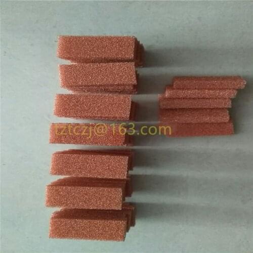 Porous foam copper/Thermal conductive sponge copper/Electrolysis, electrode, battery, shielding experiment materials