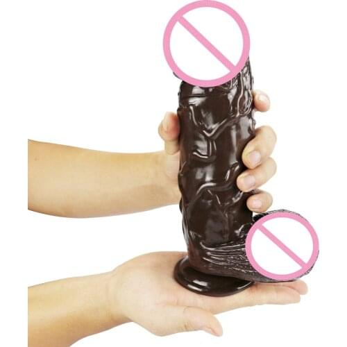 CPWD Huge Diameter 2.75 inch Realistic Dildo Female Masturbation with Suction Cup Real Penis Big dildo No vibrator for Women Gay