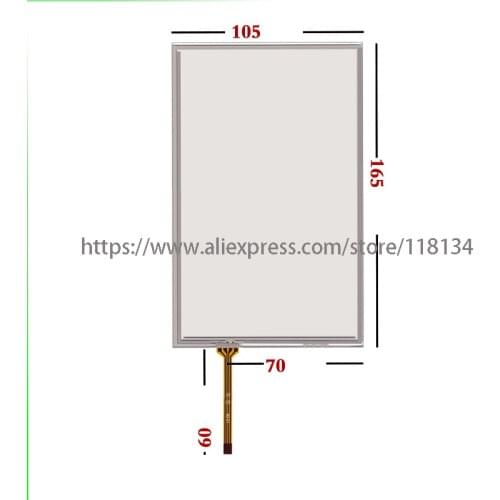 AMT95045 AMT 9545 AMT9545 AMT-9545 91-09545-00B 4Pin7Inch HMI PLC touch screen panel membrane touchscreen touchpad Thickness:2mm