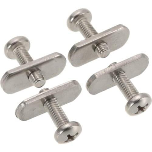 Kayak Canoe Boat Screws+Track Nuts Stainless Steel Rail Hardware Gear Mounting Replacement Kayak Accessories